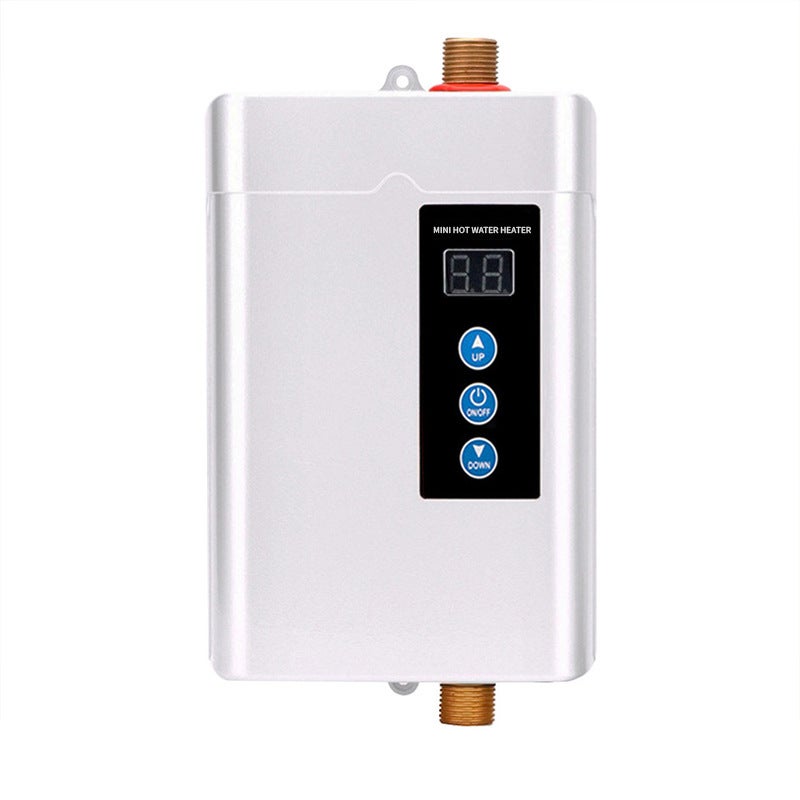 Elektryczny podgrzewacz wody przepływowy – 4000 W – sterowanie dotykowe Smart Touch – szybki gorący prysznic – z wyświetlaczem temperatury – biały