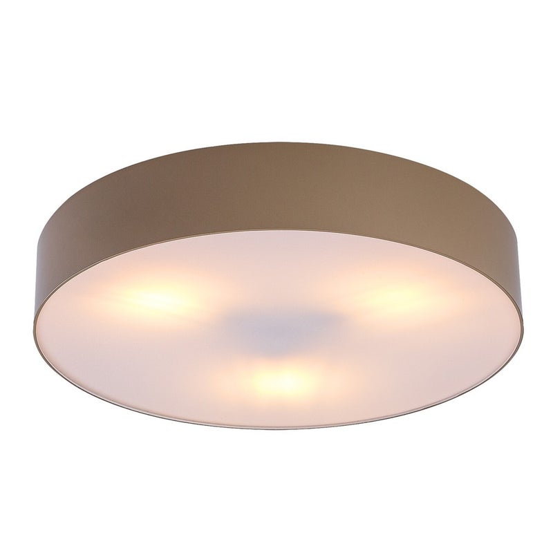 Plafon zewnętrzny E27 Walec Szary Beżowy Metal IP43 Ø390mm