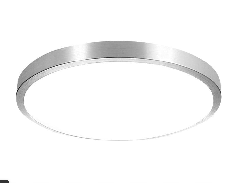 Nowoczesna lampa sufitowa LED, zimna biel 6000 K, okrągła lampa sufitowa LED do salonu, sypialni, jadalni, biura