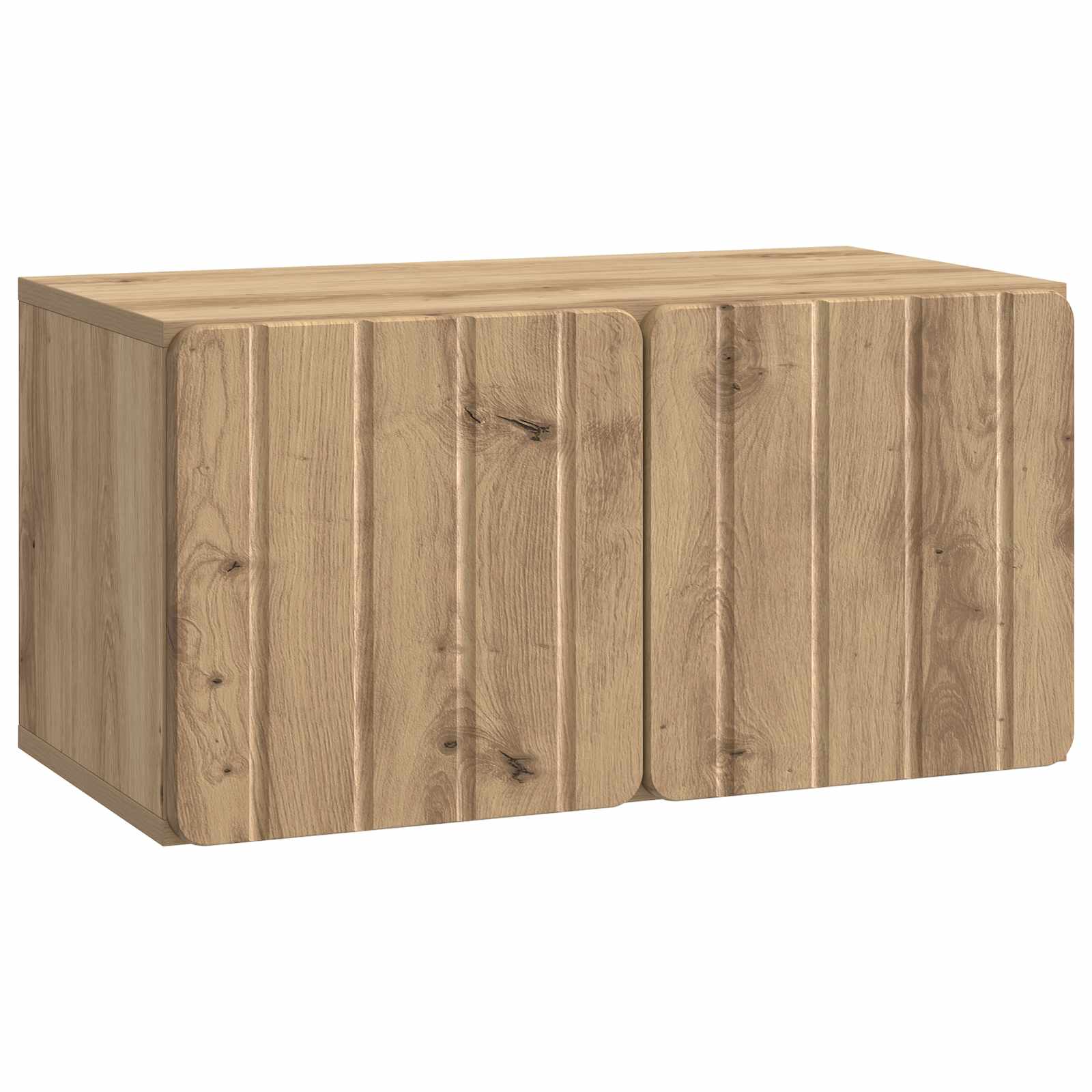 Szafka RTV montowana na ścianie 59,5 x 31 x 30 cm Dąb artisan