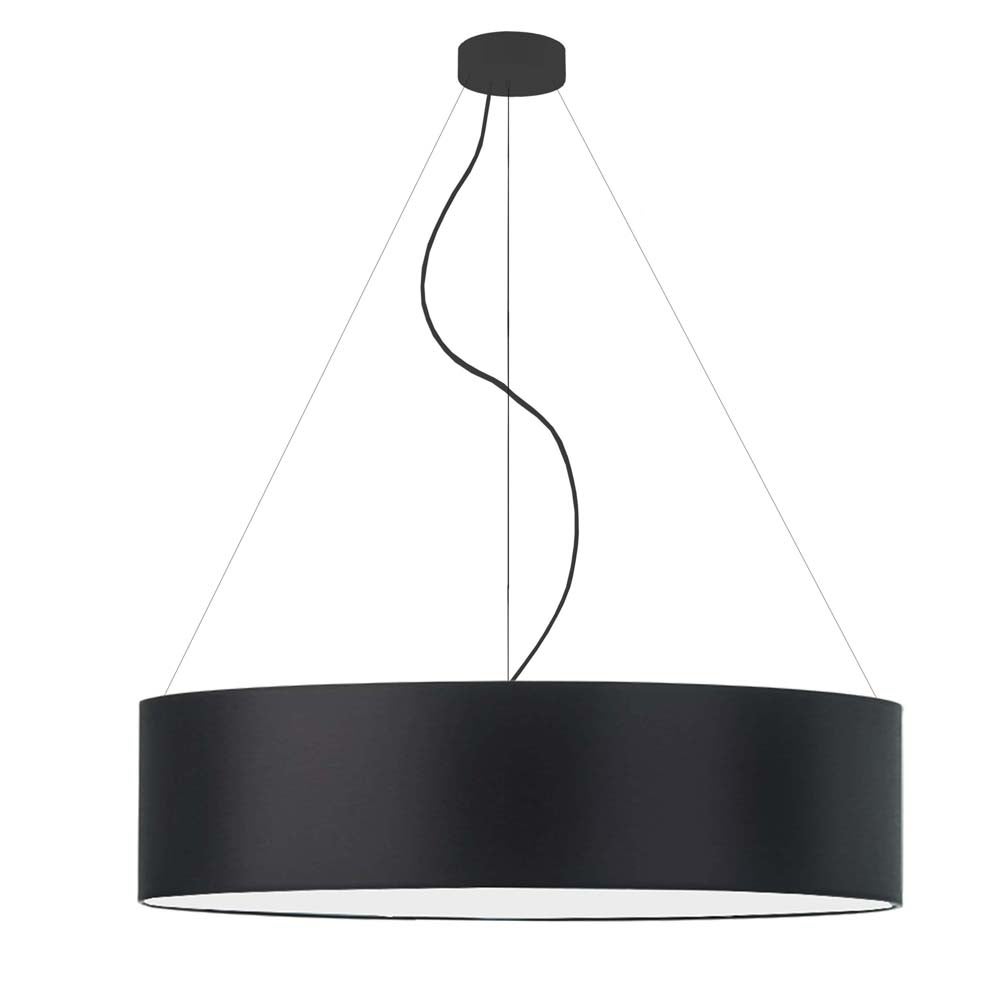 Lampa sufitowa żyrandol lampa wisząca z abażurem walec 80 cm BLUES