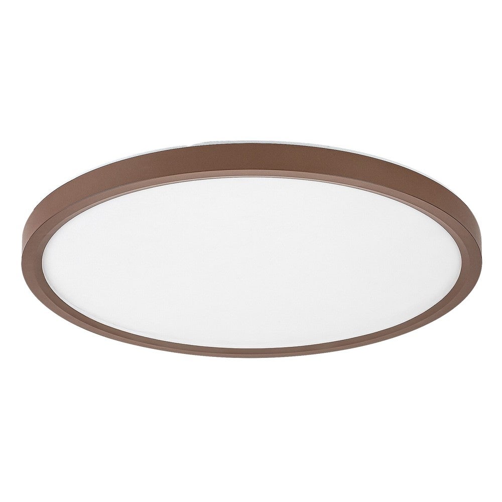 Plafon zewnętrzny LED 24W 2030lm CCT Ściemnialny Okrągły Brązowy Plastik IP44 Ø400mm