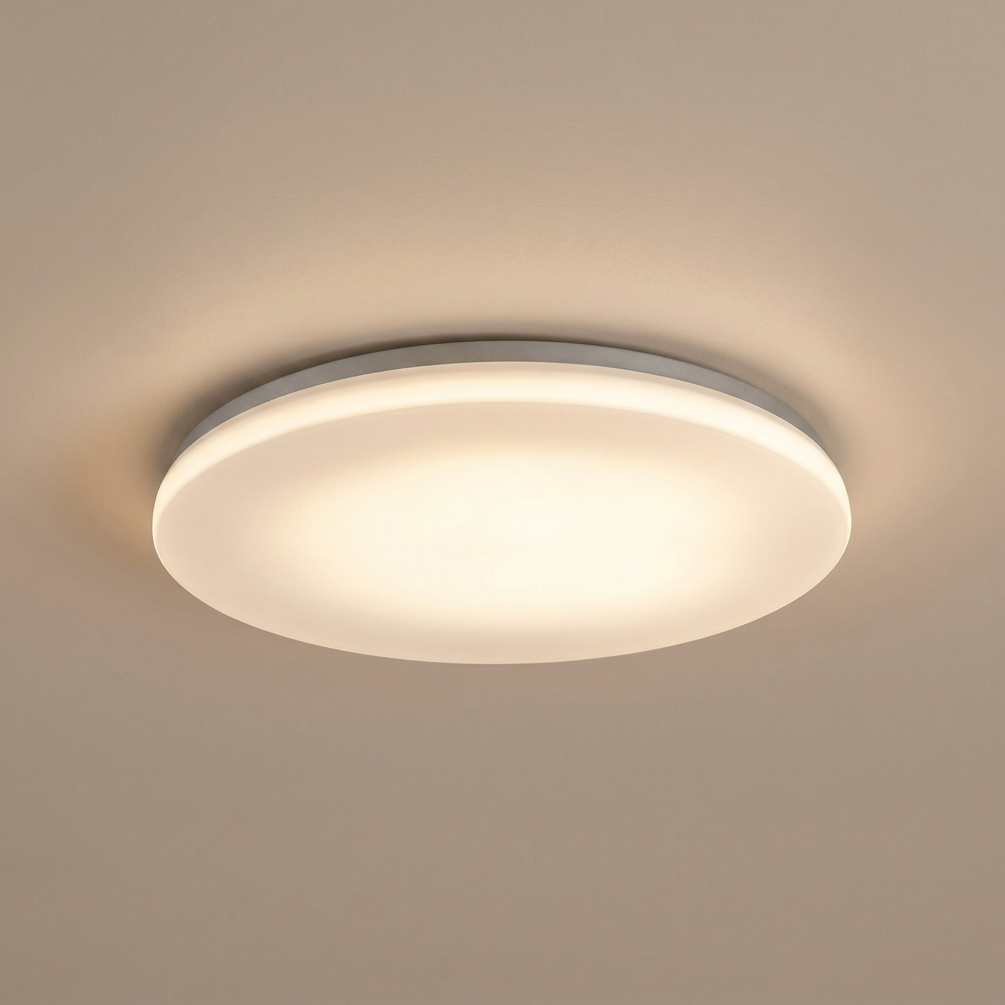 Lampa sufitowa zewnętrzna LOWAR LED 36W Odcienie bieli 2300lm biała wym:6,5x41x41cm IP44 Rabalux