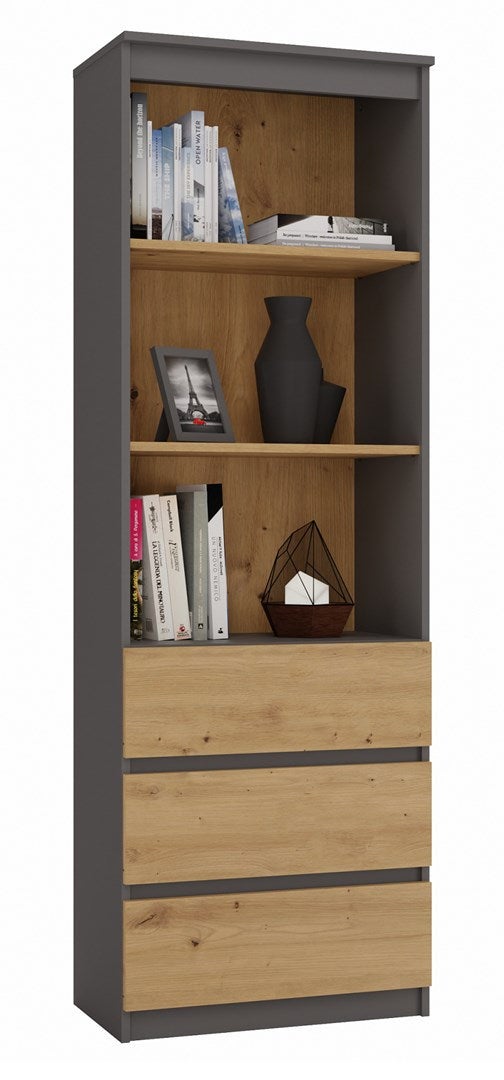 TOP E SHOP Regał Biurkowy 1800 mm x 600 mm x 350 mm Model M-MP-R-OLI-RS-60-ANTA