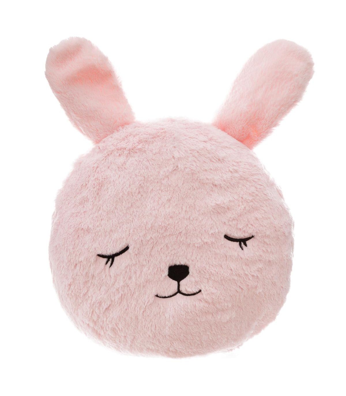 Coussin lapin rose Ø28 cm