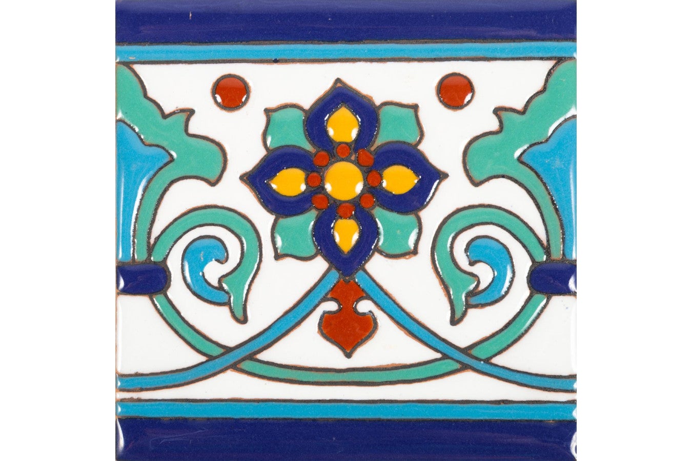 Meksykańskie płytki ceramiczne Muse – 30 unikalnych płytek ściennych z reliefem do łazienki, prysznica, kuchni, schodów, 10,5 x 10,5 cm