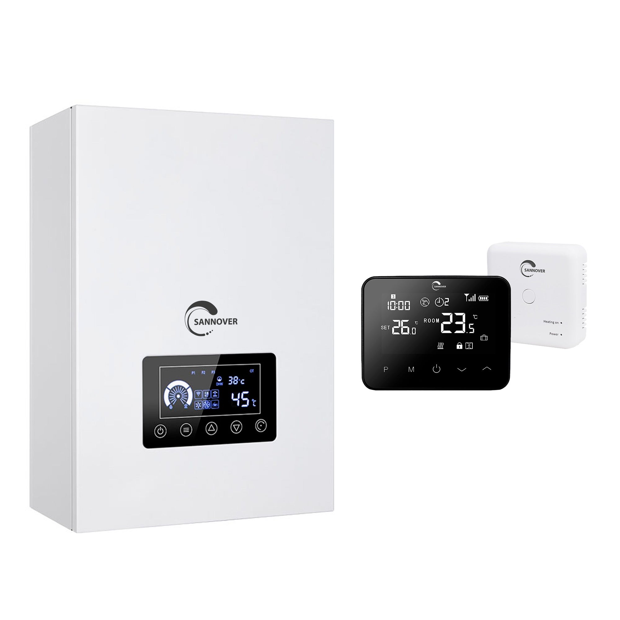 Kocioł Elektryczny Tylko do Ogrzewania Volt 14,4 kW Jednofazowy Trójfazowy + Inteligentny Termostat Teplora Sannover