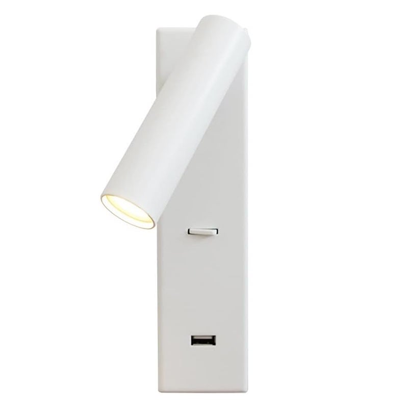 Obrotowa lampa ścienna LED 5W z włącznikiem, nowoczesna lampa ścienna chroniąca oczy, odpowiednia do sypialni, salonów i korytarzy.