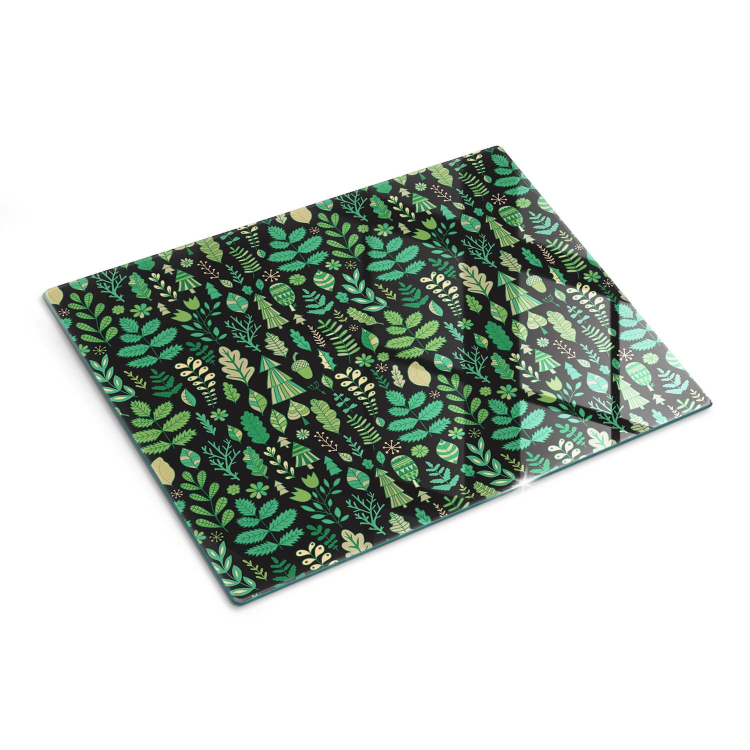 Dekoracyjna deska kuchenna z hartowanego szkła - Las Ornament - 30x40 - Tulup