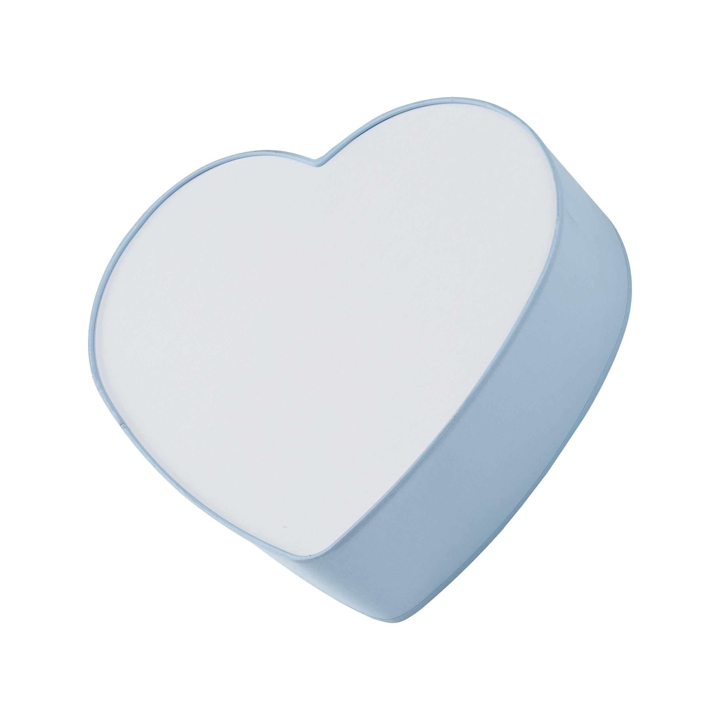 Plafon sufitowy TK Lighting HEART niebieski abażur 2xE27 38,5x42x13,5 cm 1 szt.