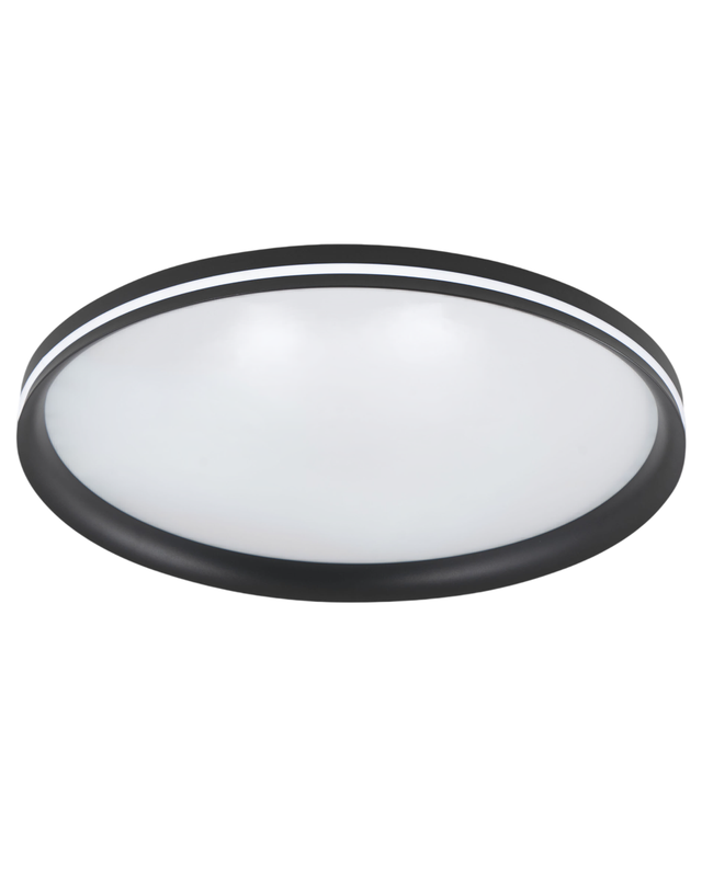 Isy - Aluminiowa lampa sufitowa LED Fabas Luce - Zintegrowana dioda LED 64W IP20 Czarna