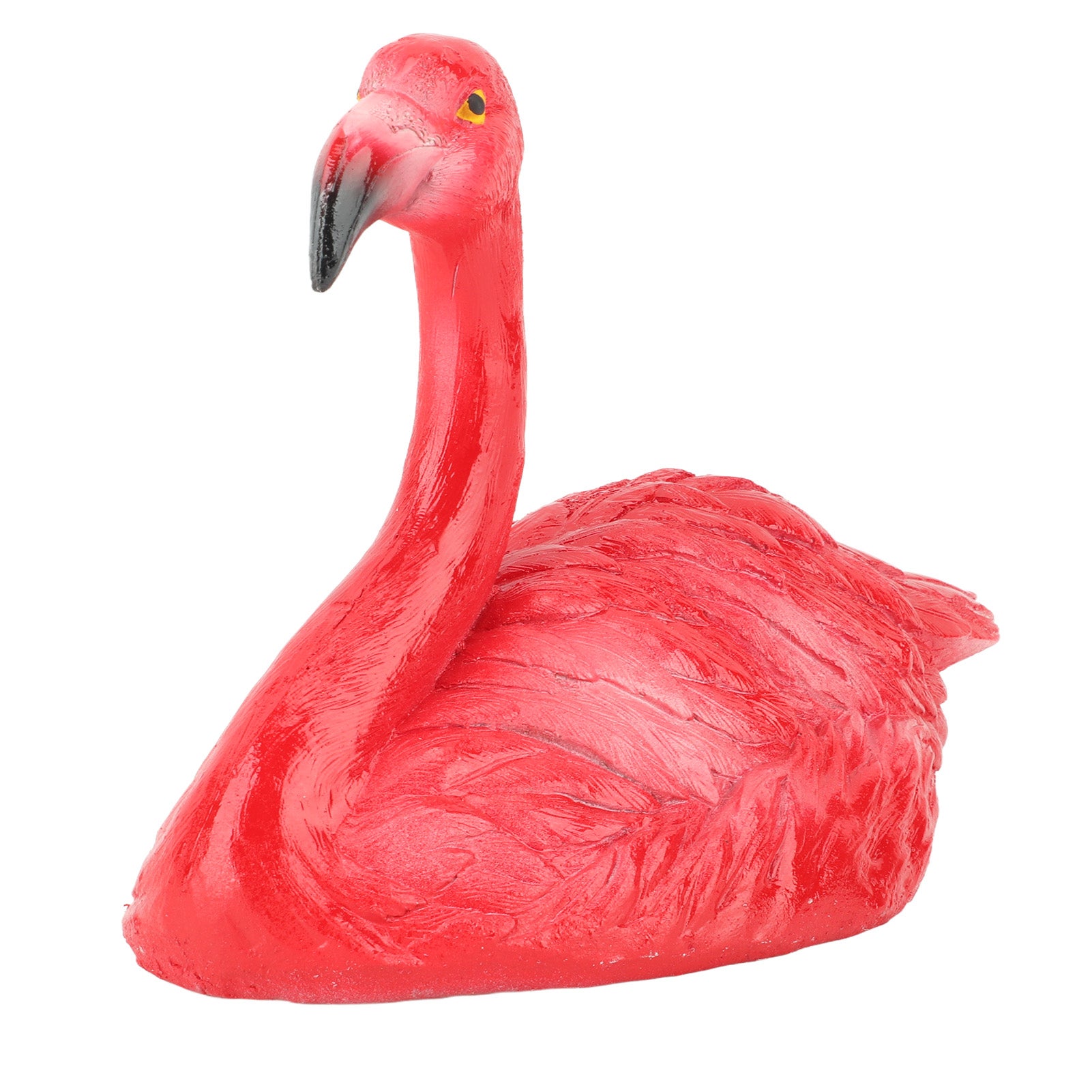 Dekoracje flamingowe Pływające ozdoby flamingowe do oczka wodnego, akwarium, ogrodu, patio, trawnika, małego czerwonego flaminga z głową w górę