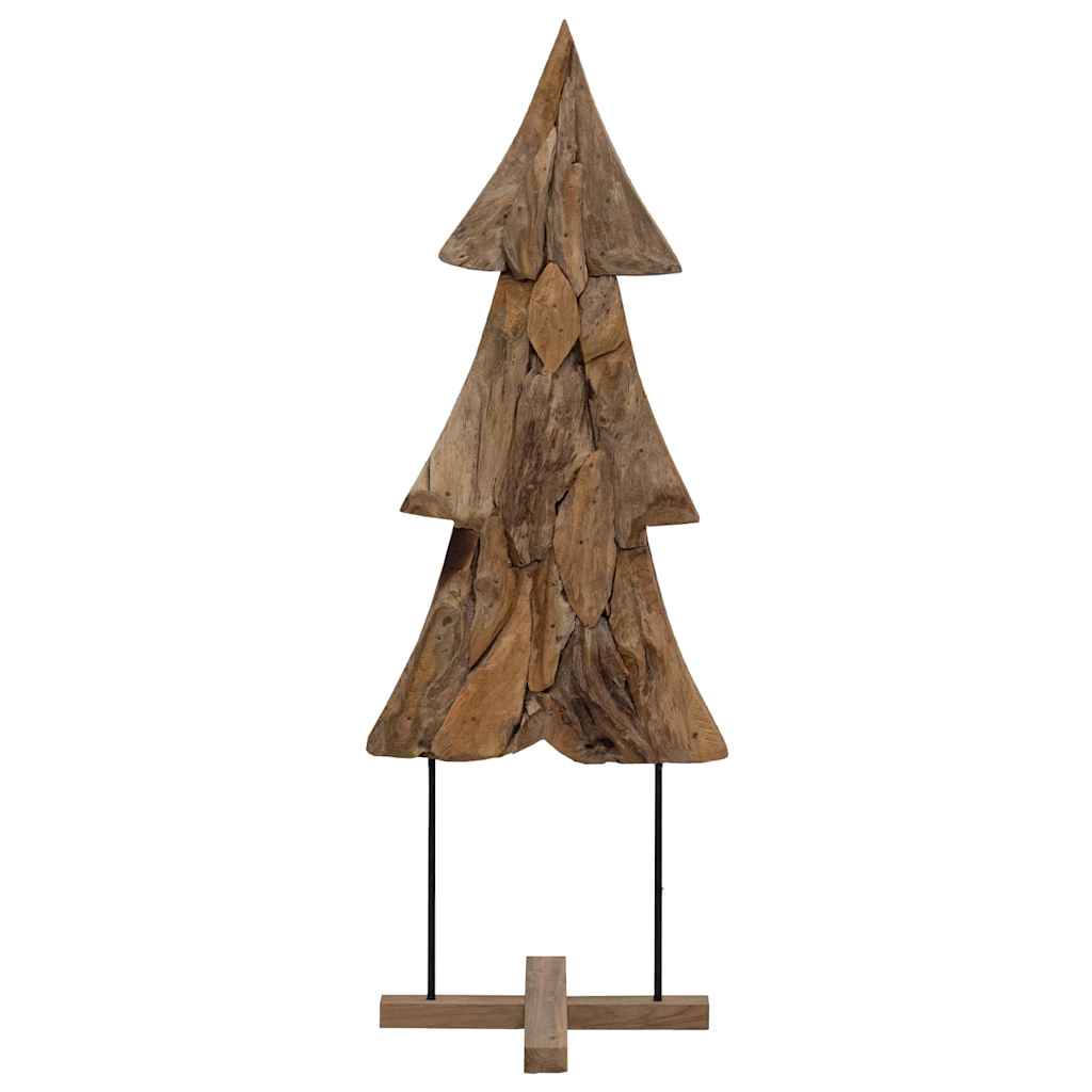 Choinka Drewniana z Drewna Tekowego 90 cm Dekoracyjna