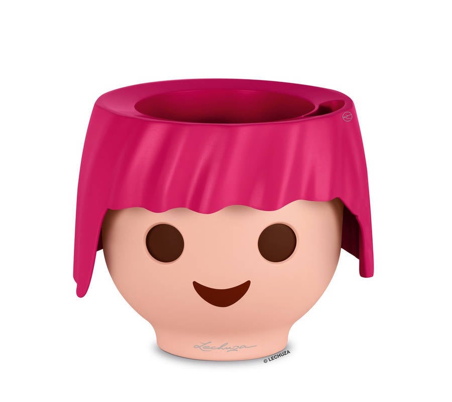 Doniczka Lechuza Do Domu Do Pokoju Dziecka OJO rubinowy 1 szt