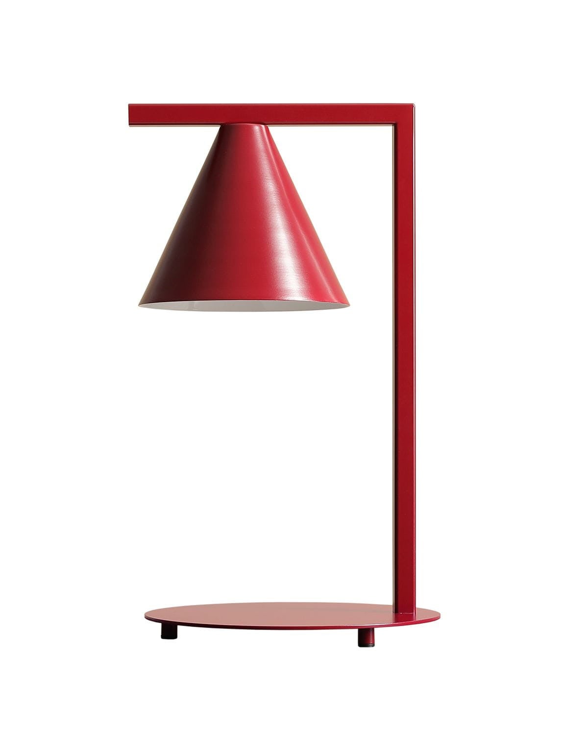 Lampa stołowa czerwona z podstawką E14 Aldex FORM 1108B15