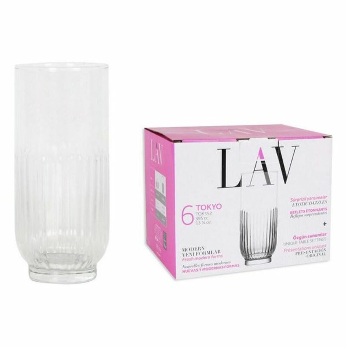 Szklanki 380 ml 6 szt.