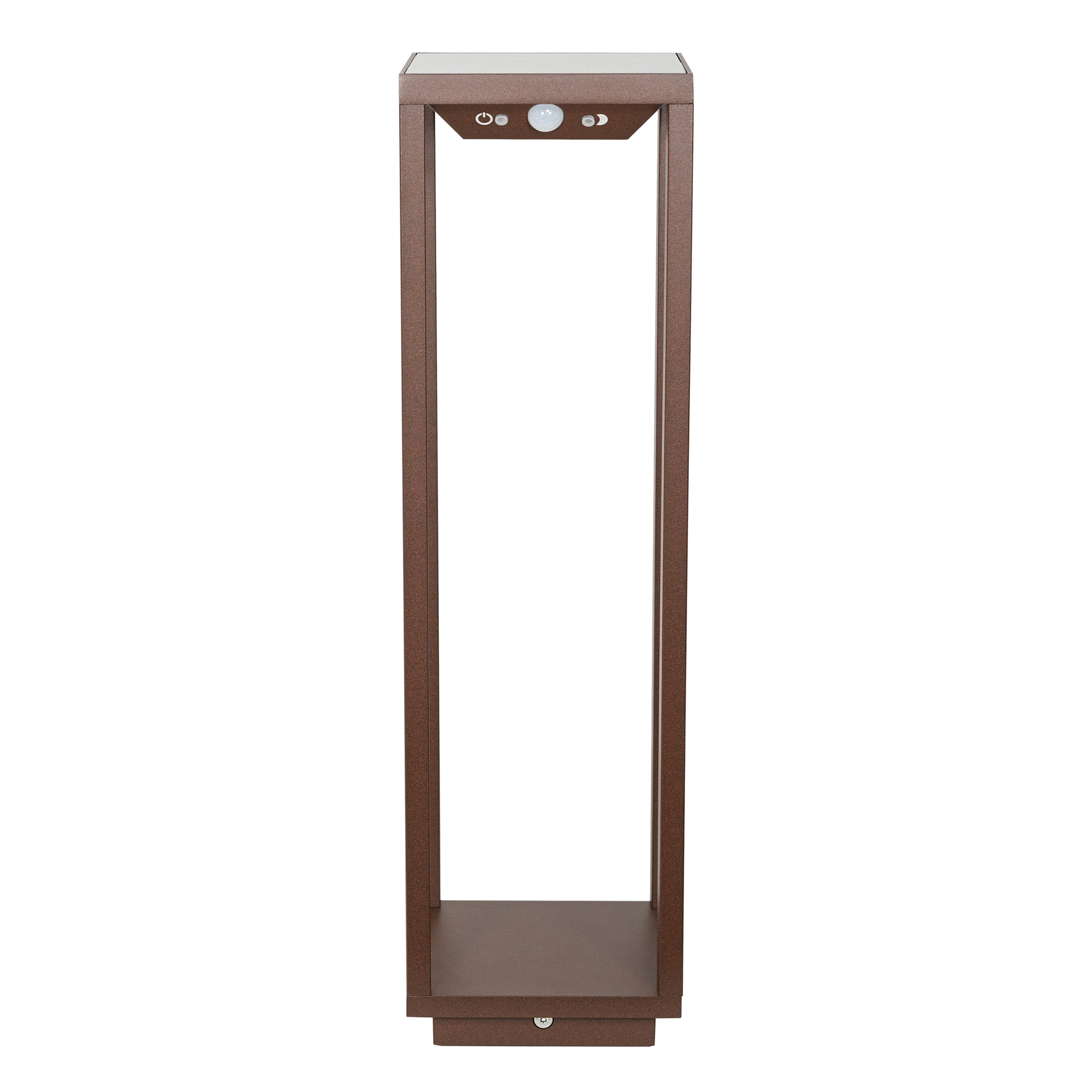 Latarnia domowa LED 2,2 W zasilana bateryjnie, IP54, szafran Corten
