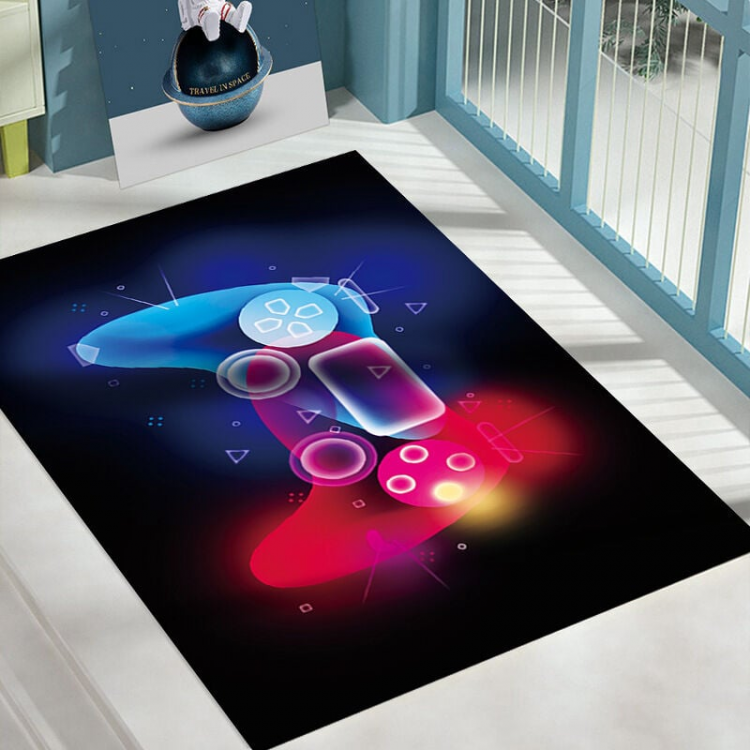 Nowoczesny dywan do pokoju gracza 120x80cm 3D Kontroler Graffiti Dywan do pokoju dziecięcego
