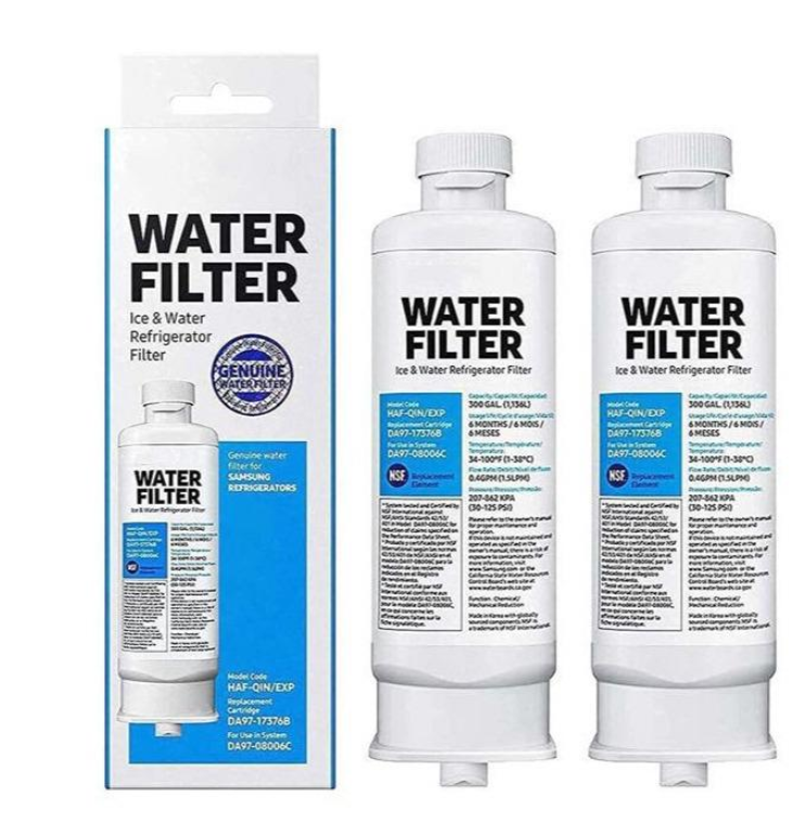 Zestaw 2 filtrów do wody zamiennych do lodówki Samsung DA97-17376B