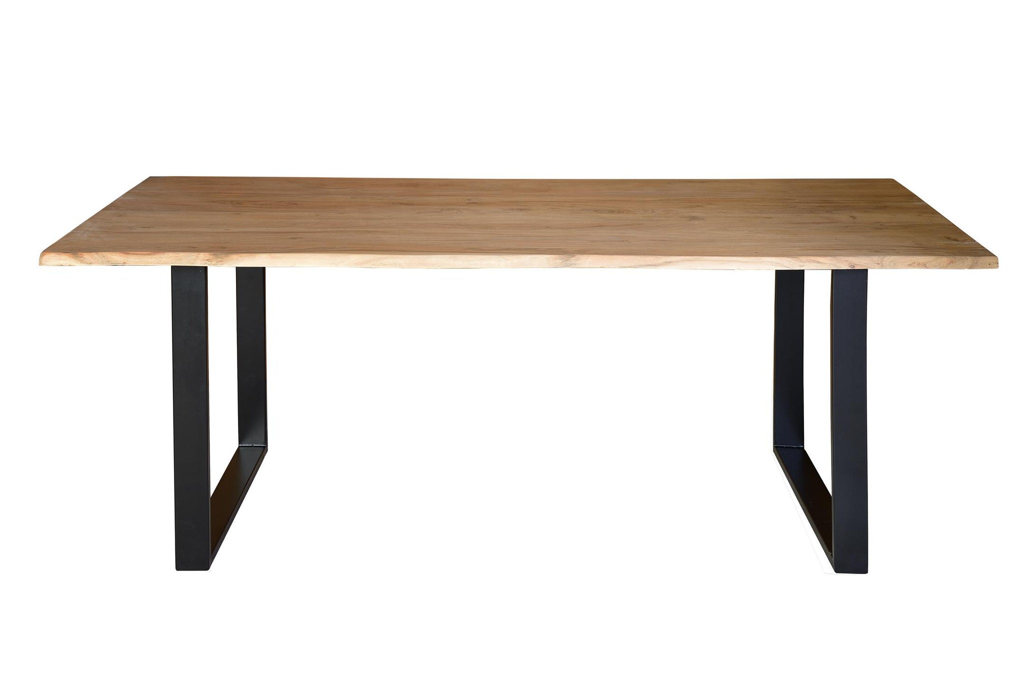 Stoły jadalne z drewna akacjowego 160 cm w nowoczesnym stylu rustykalnym - 76x160x90 GYC