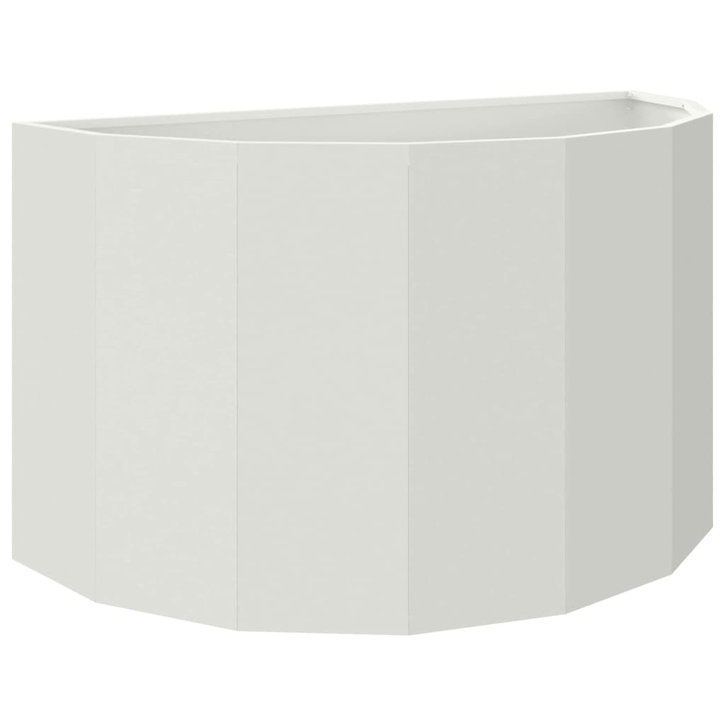 Donica Biały 90 x 45 x 50 cm Stal