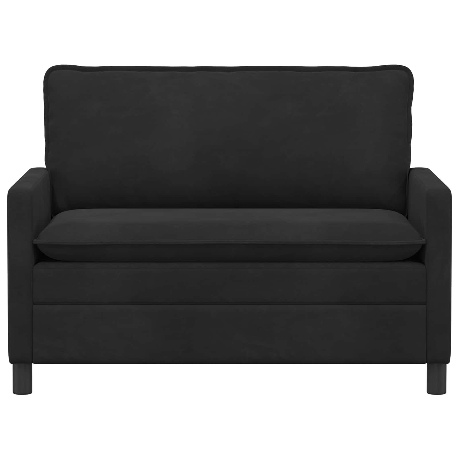Sofa Czarny 126 x 81 x 87,5 cm Welur