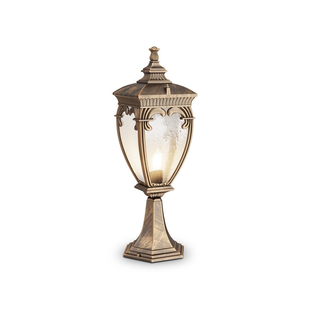 Lampa ogrodowa stojąca Fleur brązowa 1xE27x60W IP44 wym: 48,5 x 48,5 x 15 cm aluminium Maytoni