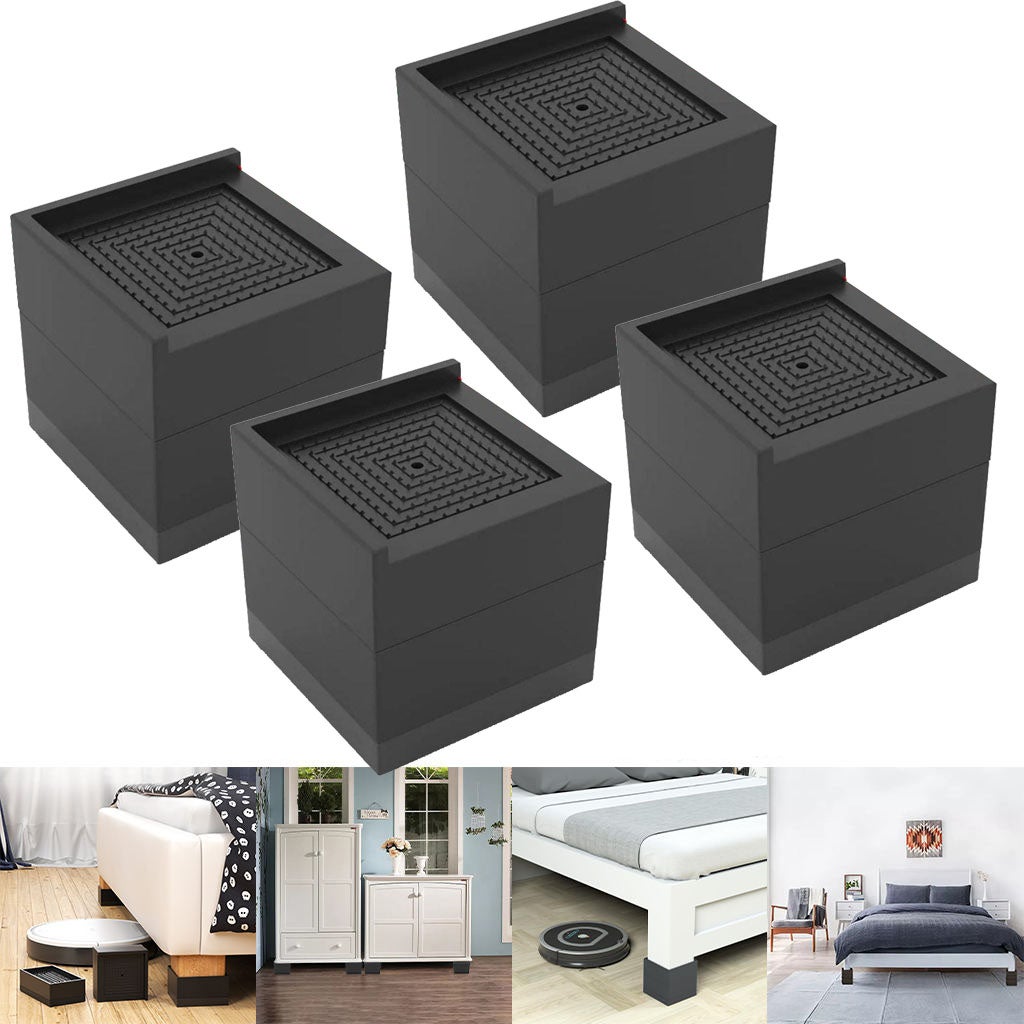 Zestaw podnośników meblowych do łóżka solidne calowe szczudła do łóżka sofa biurko meble podnośniki nóg