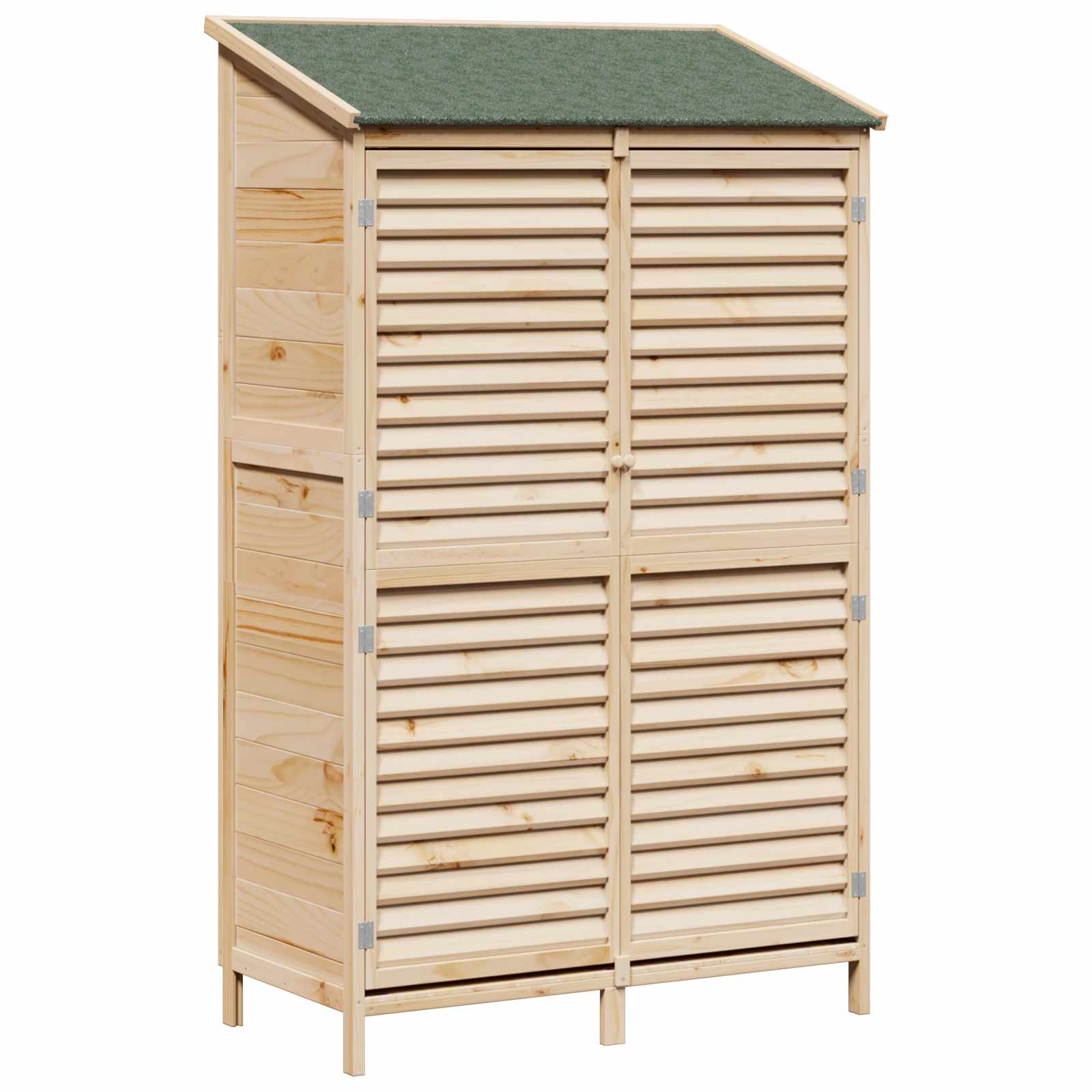Domek Ogrodowy Drewniany 106x56 cm Naturalny