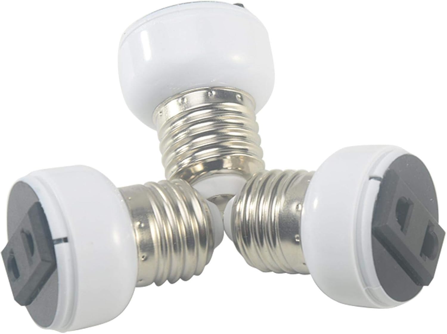Oprawka żarówki E27 E27, adapter oprawki E27, akcesorium do oprawki lampy, biały ABS, oprawka lampy