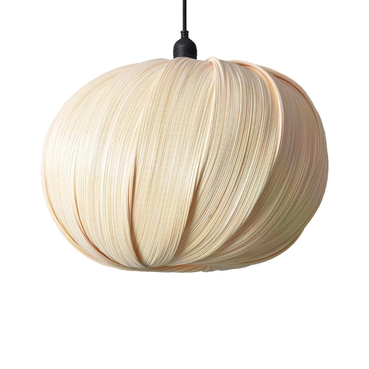 Lampa Wisząca Boho Bambusowa Zewnętrzna Abruzzo Margherita 40cm E27