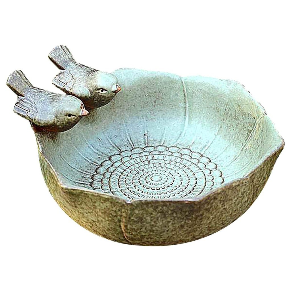 Ceramiczny karmnik dla ptaków, tacka na wodę do picia dla ptaków, dekoracyjny karmnik dla ptaków, odpowiedni dla papug, papug różowych