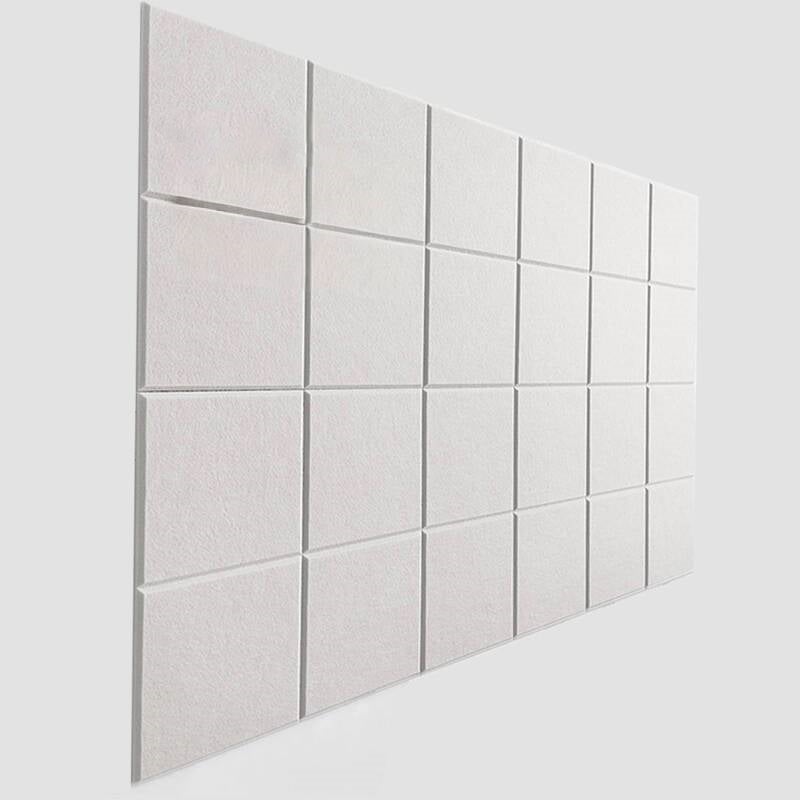 12 paneli ściennych, dekoracyjnych, dźwiękochłonnych do ścian, drzwi i sufitów, redukujących hałas - 30 cm x 30 cm.