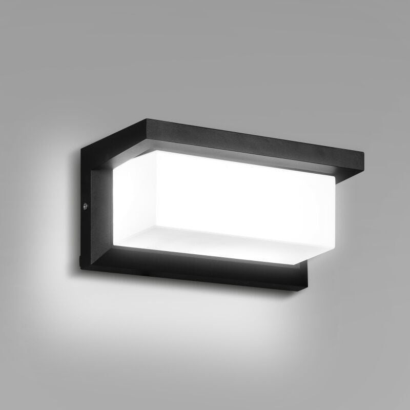 Kinkiet LED z czujnikiem LED IP65 oświetlenie zewnętrzne z czujnikiem ruchu patios ogrody białe zimne 18W.