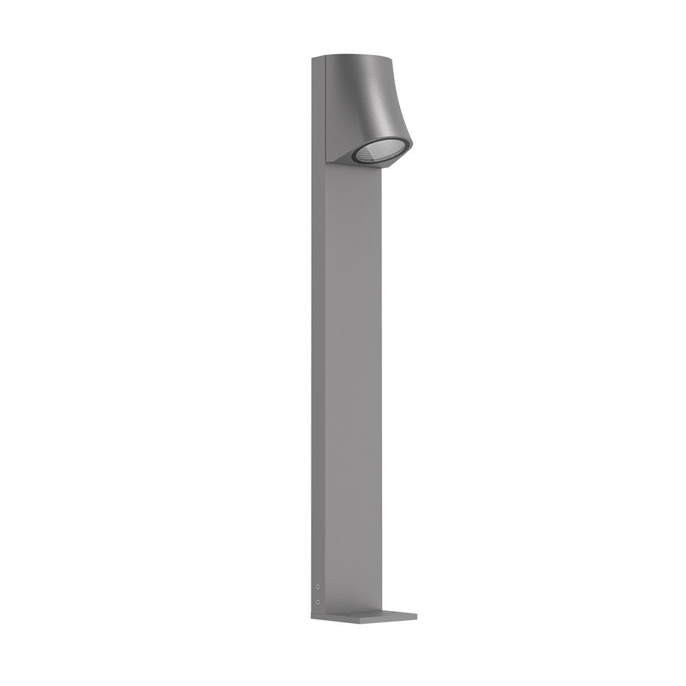 Latarnia zewnętrzna LED Helio 8W ciemnoszara 3000K IP65 IK08 Wysokość 75cm Iberlamp