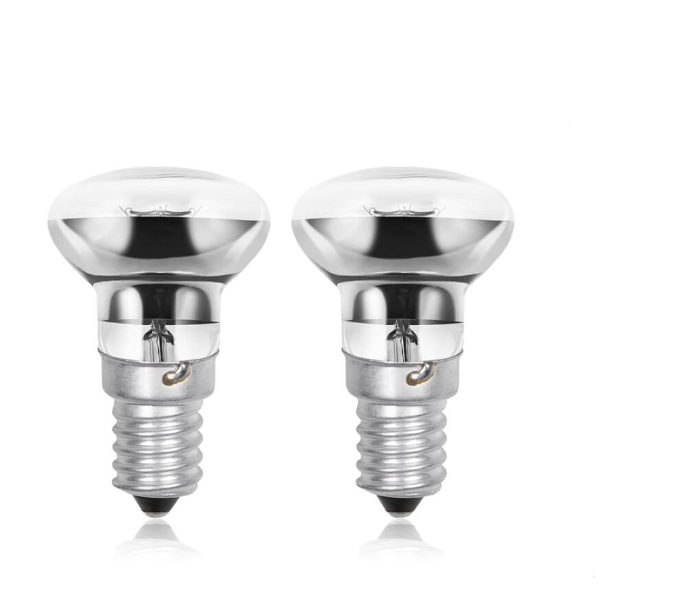 (2 sztuki) Żarówka do lampy lawowej 25 W R39 E14, żarówki reflektorowe, mały gwint Edisona, żarówka grzewcza do lampy lawowej, ciepła biel 2700 K