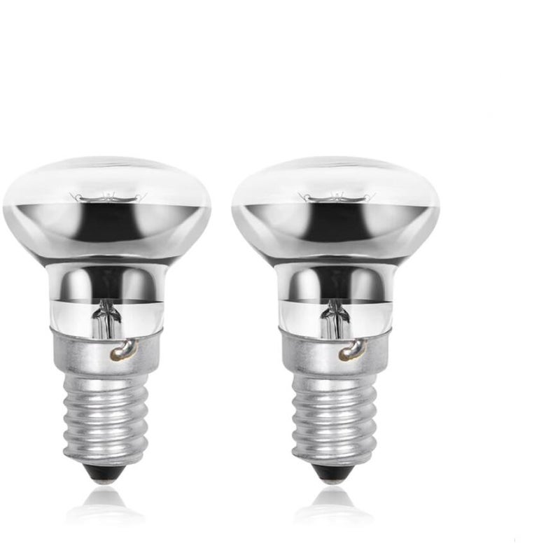 (2 sztuki) Żarówka do lampy lawowej 25 W R39 E14, żarówki reflektorowe, mały gwint Edisona, żarówka grzewcza do lampy lawowej, ciepła biel 2700 K