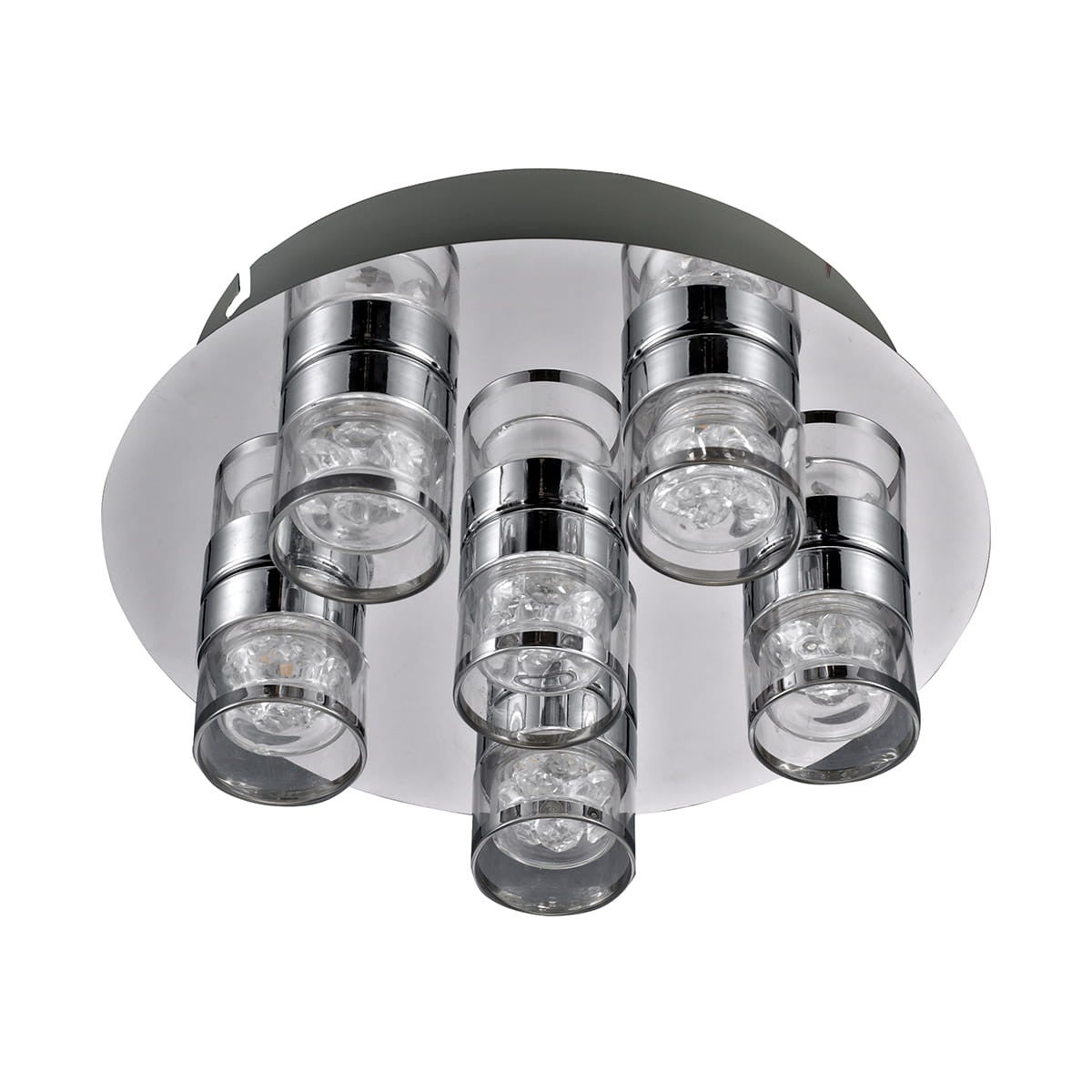 Lampa sufitowa LED MARC 5,5W Ciepła biel 400lm metal chromowana dymiona wym:10x26x26cm IP20 Italux