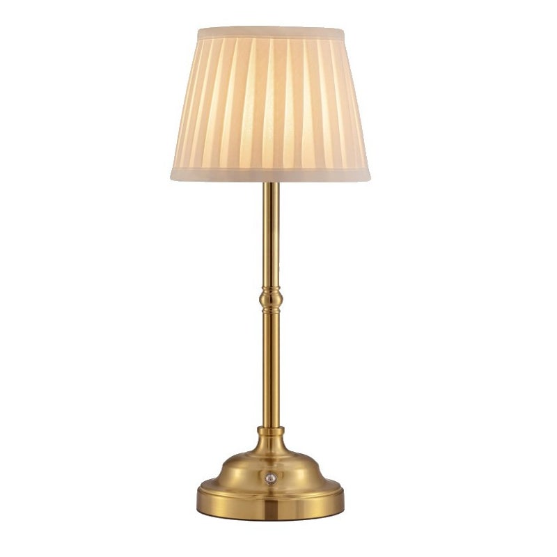 Bezprzewodowa lampa stołowa LED ze ściemniaczem - Retro lampka nocna - Bateria - 4000 mAh - Nadaje się do wnętrz, na zewnątrz, do baru