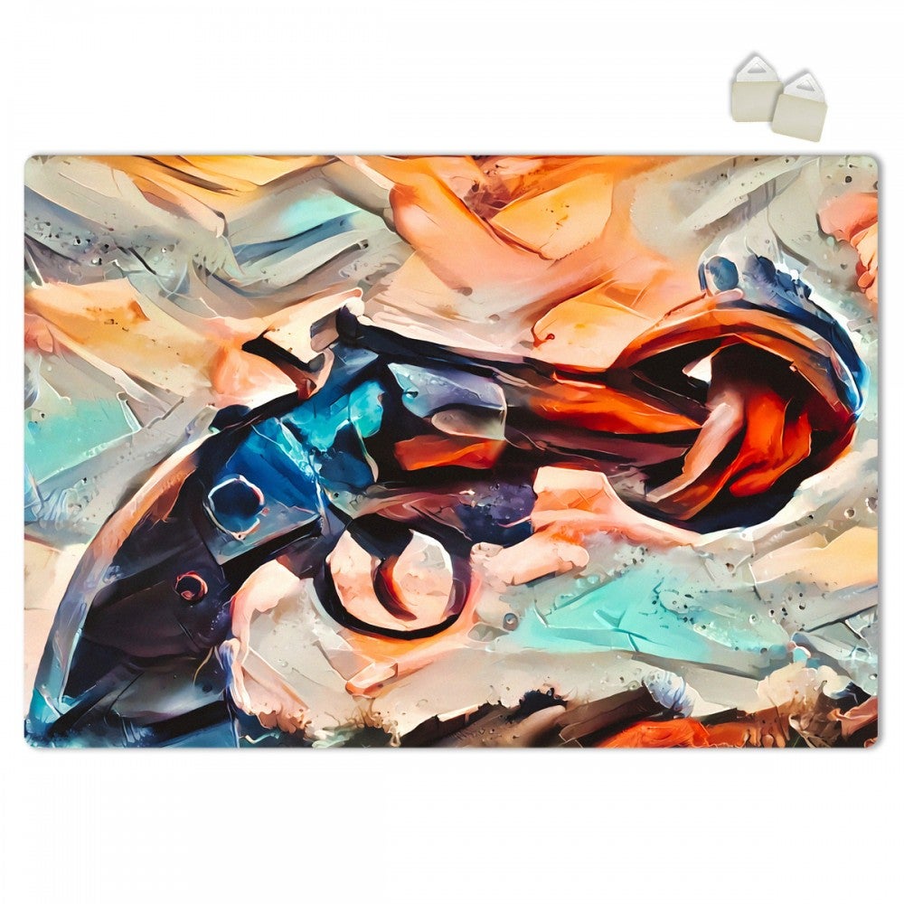 PISTOLET - PLAKAT Forex z ekspandowanego PVC o grubości 3 mm - 100x70 cm