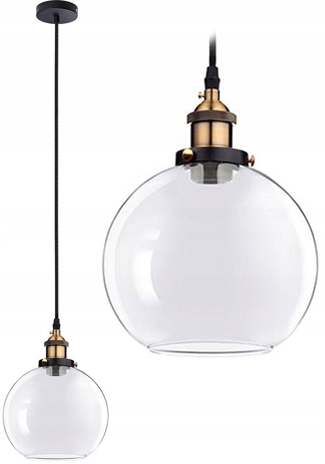 Lampa Sufitowa Wisząca Toolight App044-1Cp Verto B Transparentny