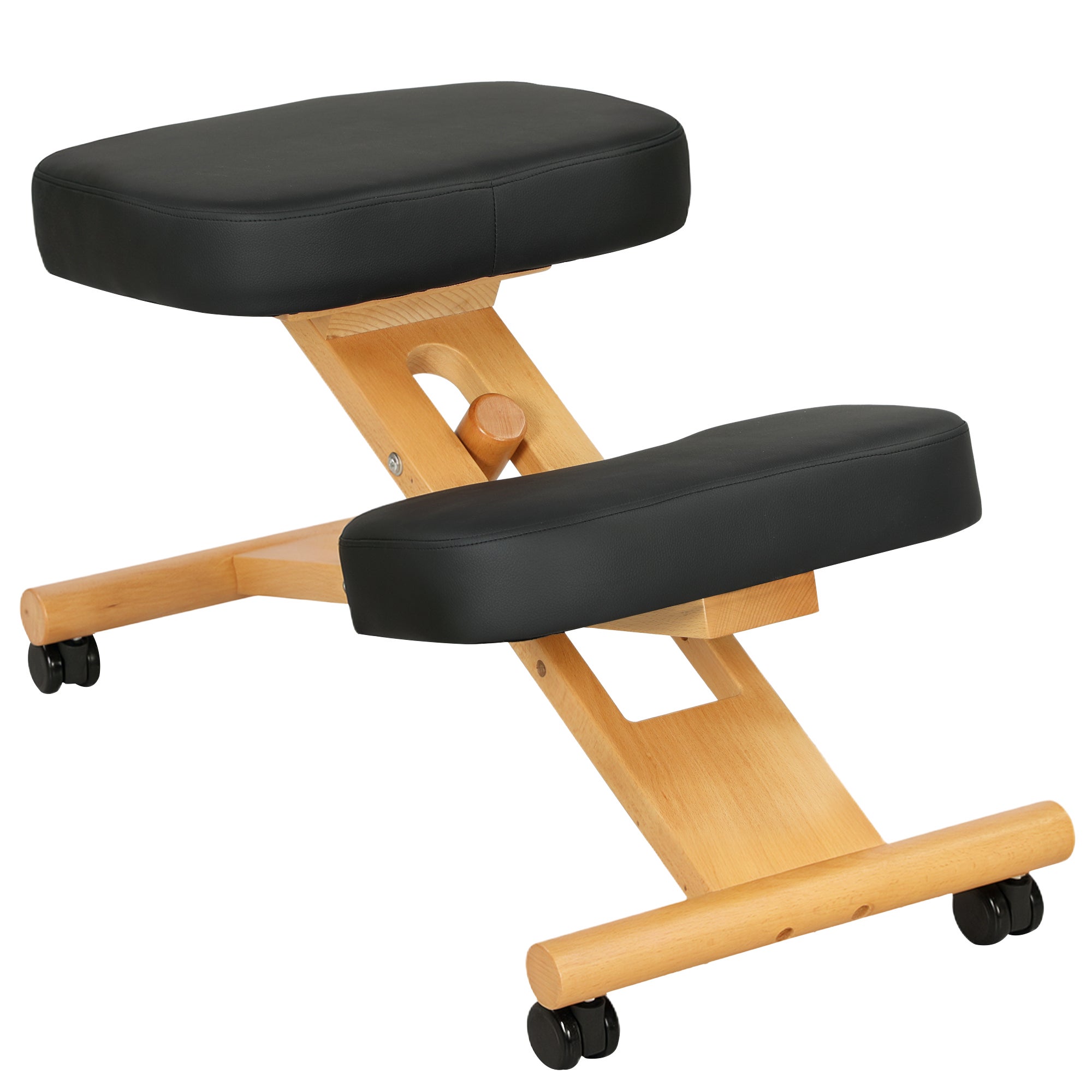 Ergonomiczny fotel klęczący z kółkami, taboret do siedzenia łagodzący ból szyi w domu i biurze
