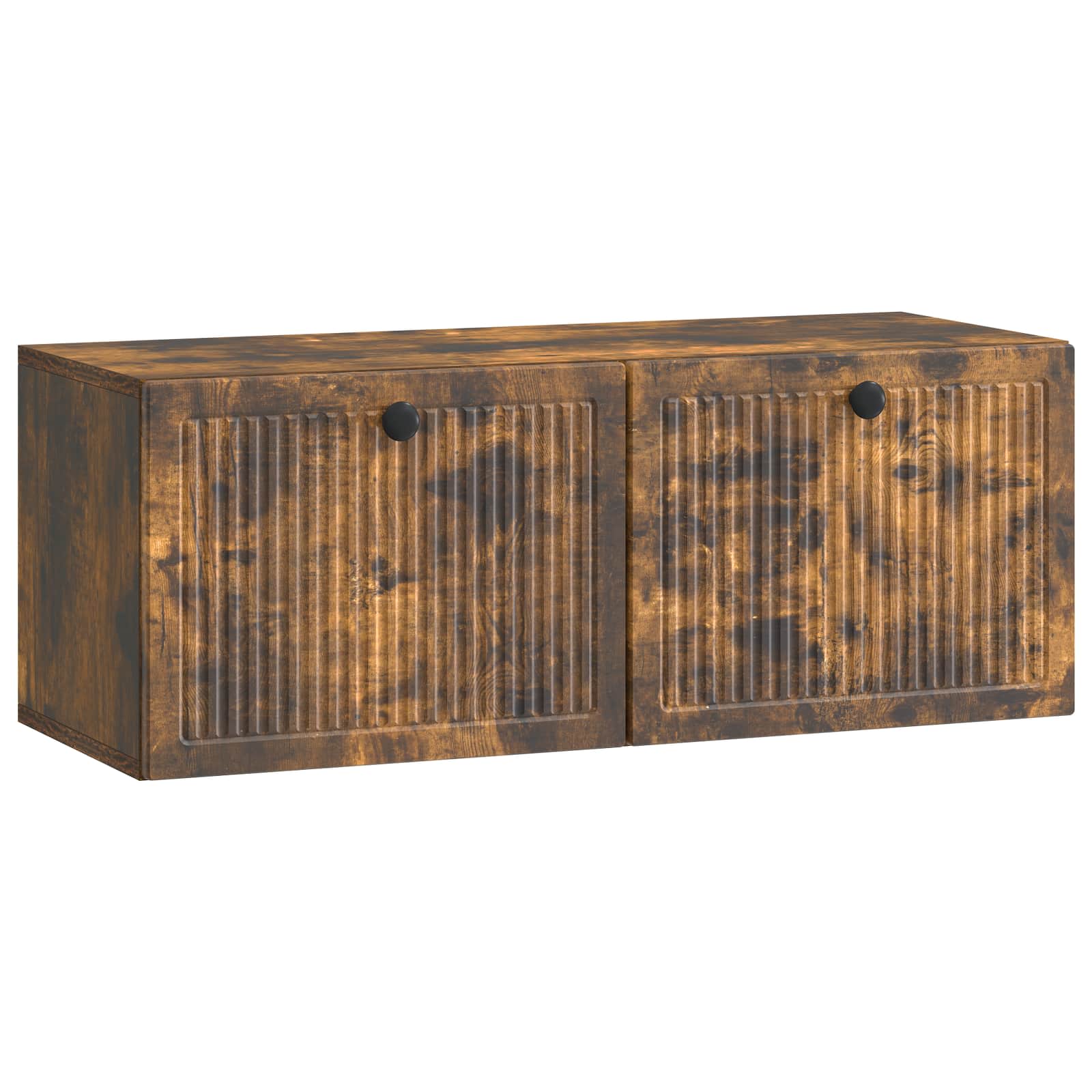 Szafka RTV montowana na ścianie Dąb wędzony 78,5 x 31 x 30 cm