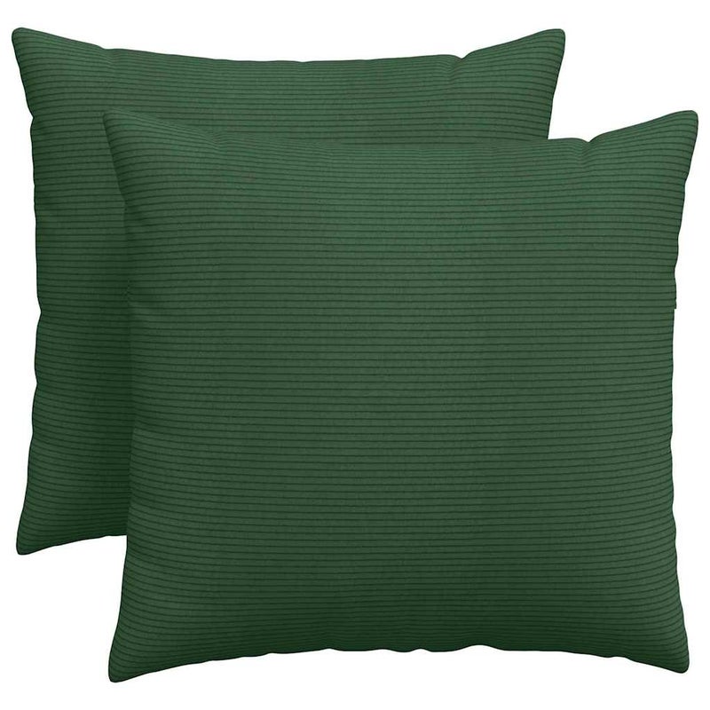 Poduszki na sofę 2 pcs Ciemna zieleń 50 x 50 cm