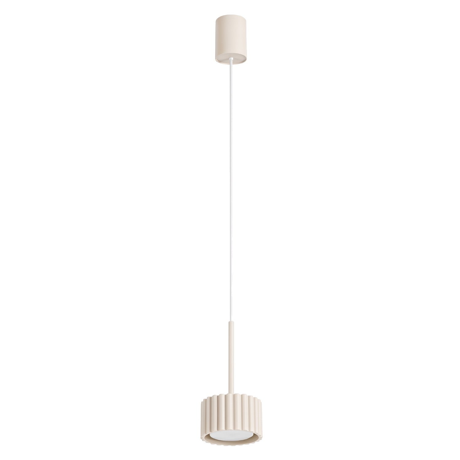 Lampa wisząca AURA 1 beżowa Gx53
