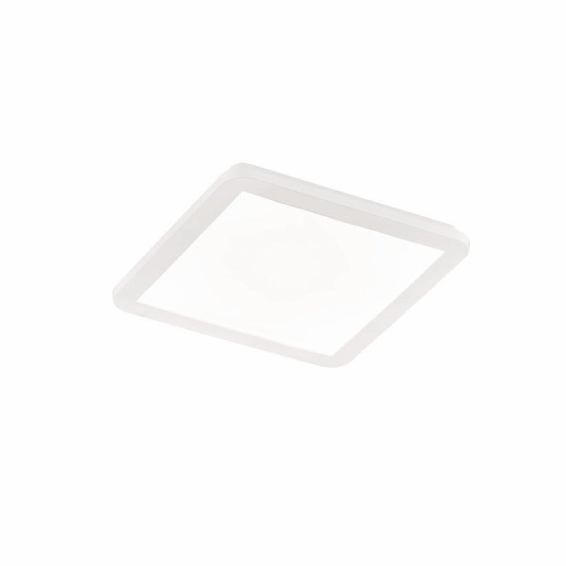 Plafon kwadratowy CAMILLUS LED 18W Ciepła biel 1650 lm biały wym:3x30x30cm IP44 RL