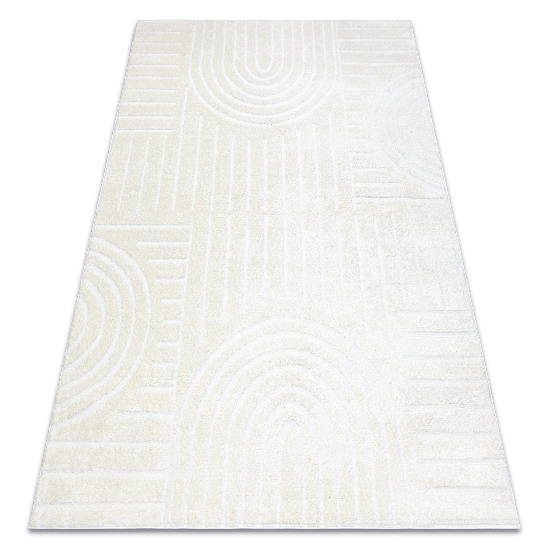 Dywan MODE 8586 geometryczny krem 240x330 cm