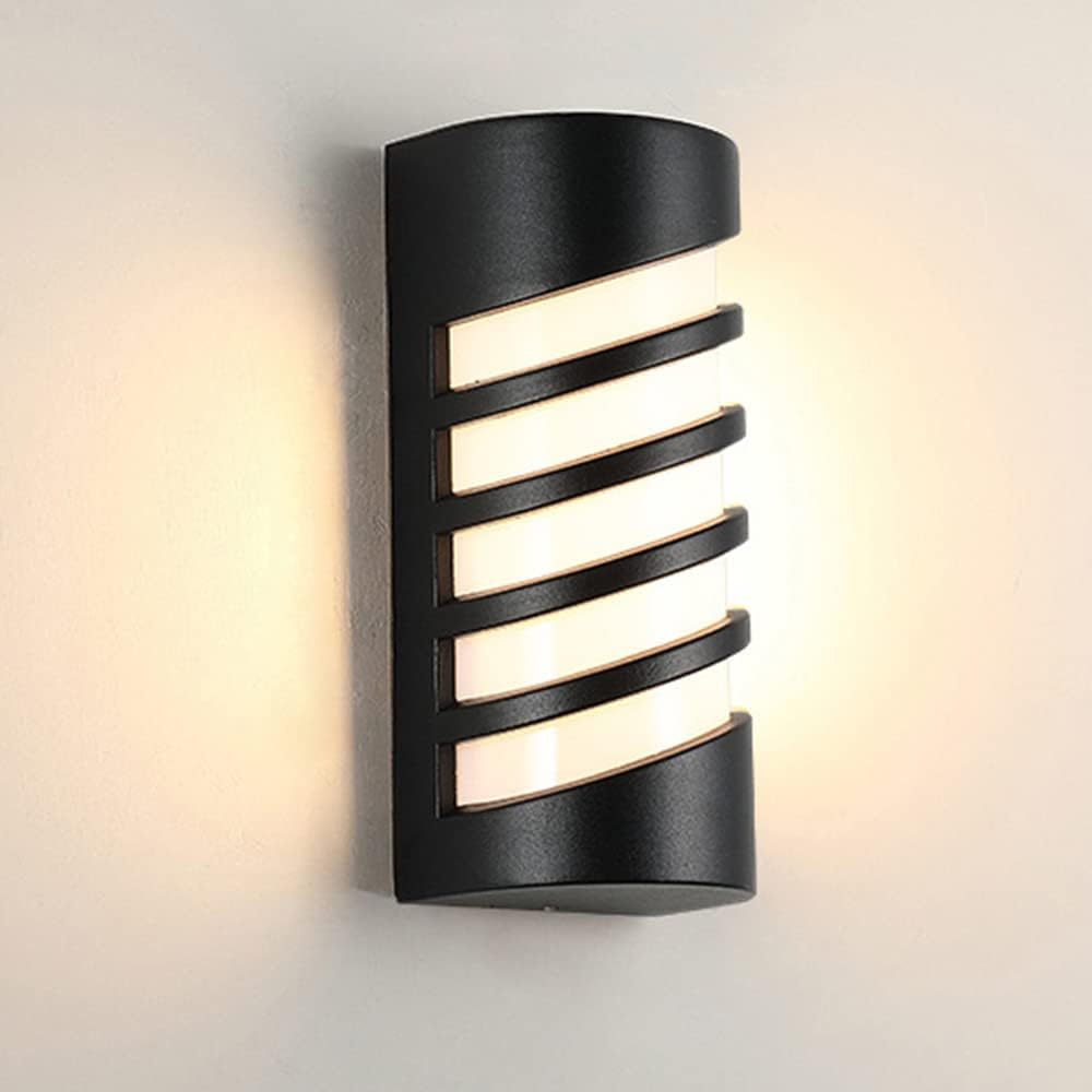 7W zewnętrzne lampy ścienne LED, wodoszczelne IP44, nowoczesne dekoracyjne oświetlenie ogrodowe, plastikowe, idealne do ogrodów krajobrazowych