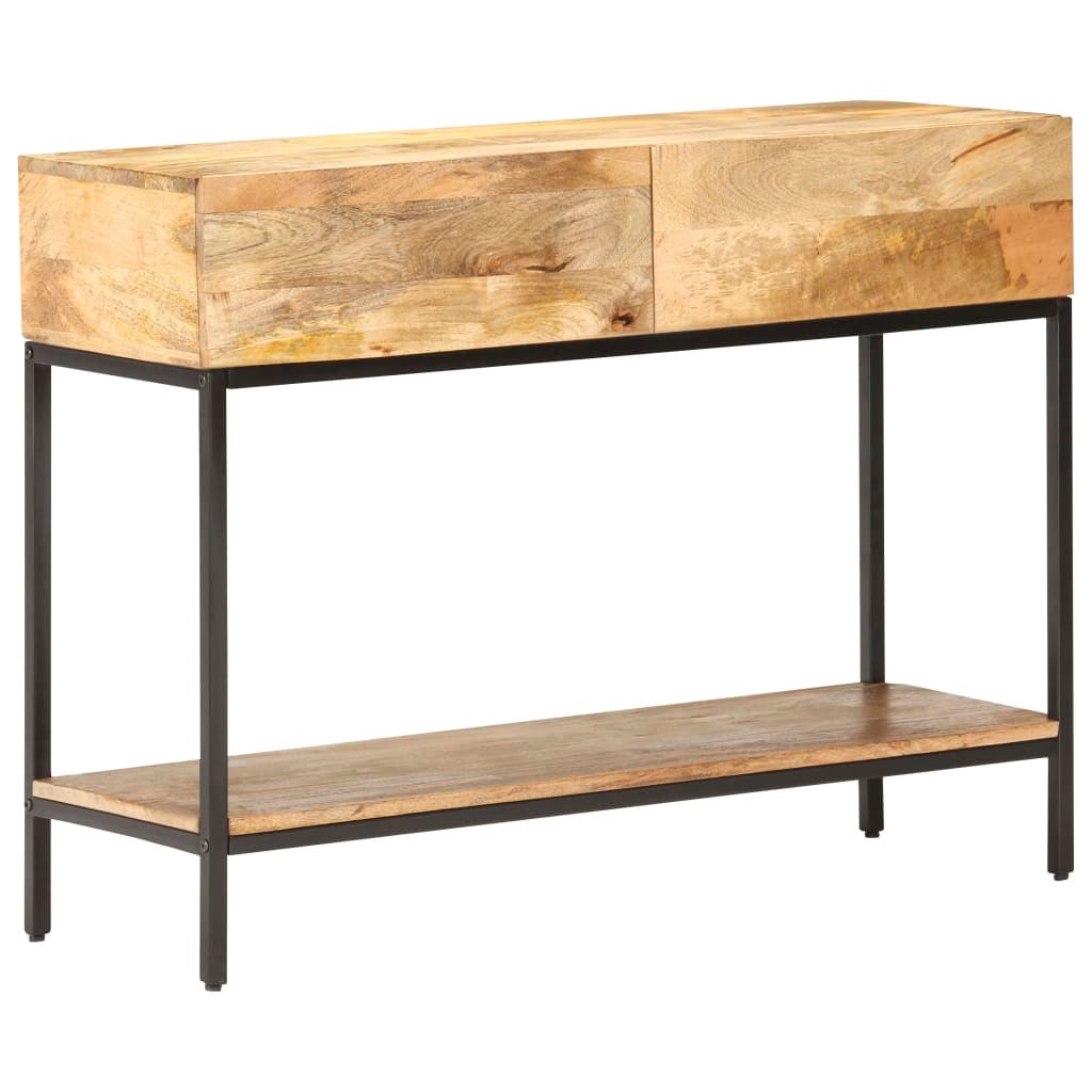 Stolik konsola, 100 x 35 x 76 cm, lite drewno mango vidaXL