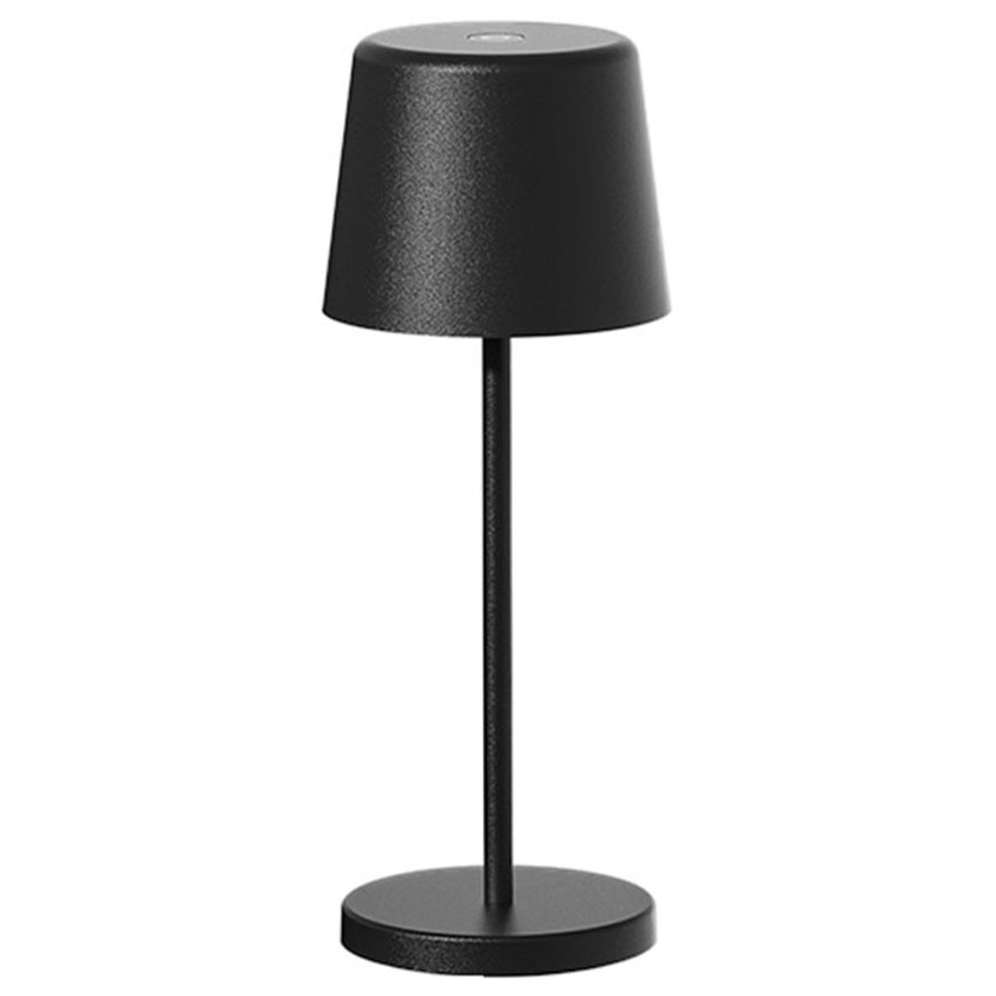 MINI KELLY Lampa stołowa bezprzewodowa, czarna, wys. 22 cm